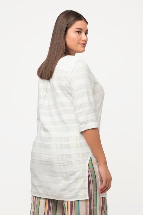 Produktbild Ulla Popken Tunika, Muster, Tunika-Ausschnitt, 3/4-Arm (46, 48)