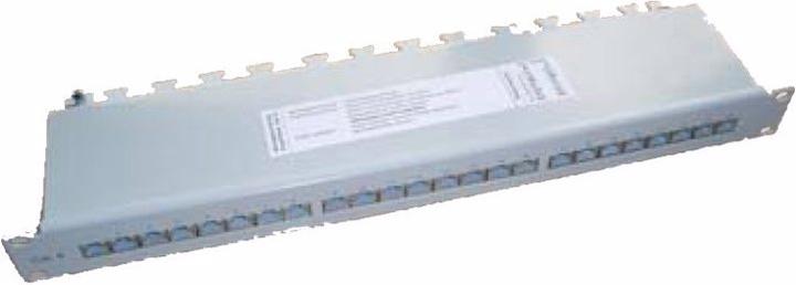 Produktbild Setec SeSix Design L6 - Patch Panel - RJ-45 X 24 - Hellgrau, RAL 7035 - 1U - 48.3 cm (