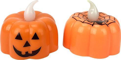 Image du produit Sombo Bougie citrouille 2 pcs, 3,5 cm (2 pcs)