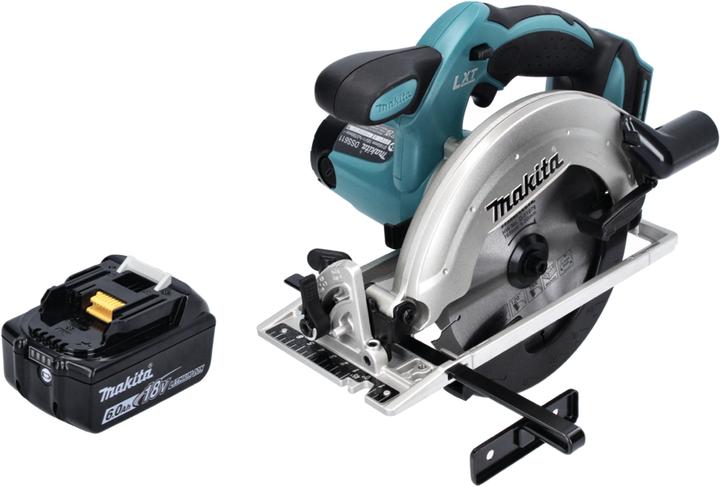 Image du produit Makita DSS 611 G1 Scie circulaire portative sans fil 18 V 165 mm + 1x batterie 6,0 Ah - sans chargeur
