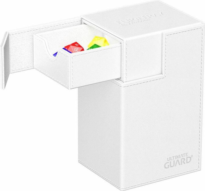 Actual product image Ultimate Guard Flip'n'Tray 80+ XenoSkin Monocolor Blanc
