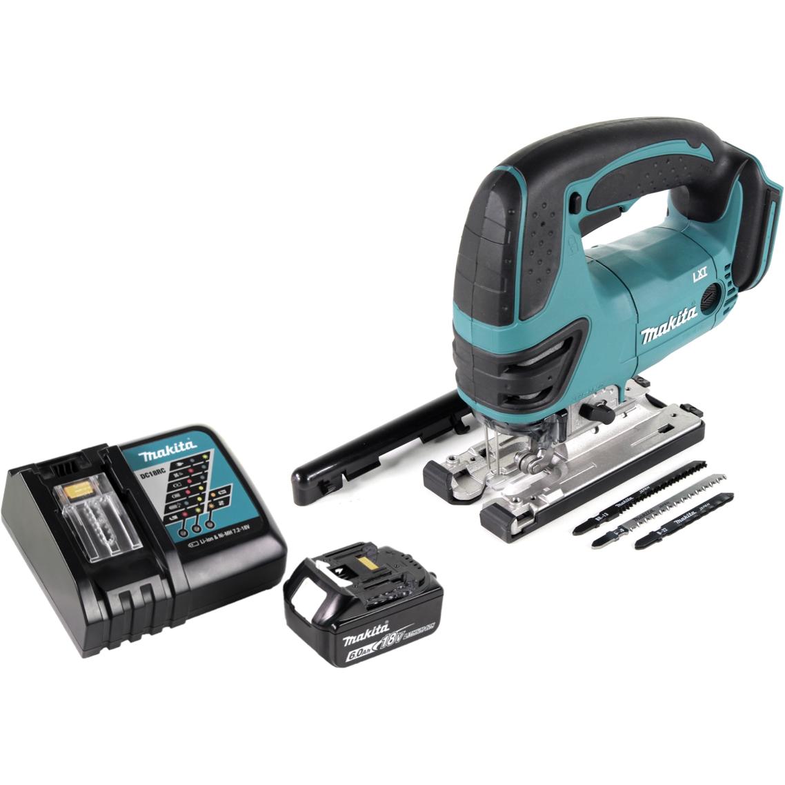Thumbnail - Makita, Stichsäge, DJV 180 RG1 Akku Stichsäge 18V + 1x Akku 6,0 Ah + Ladegerät