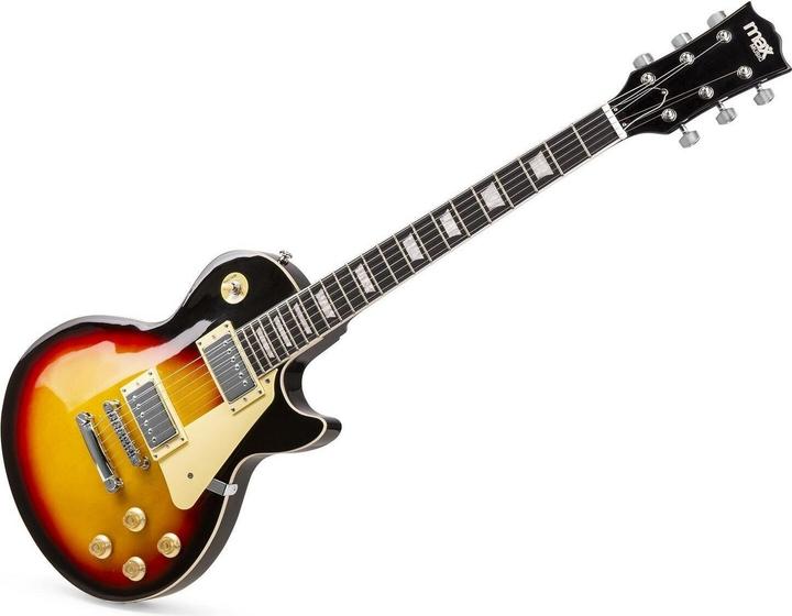 Produktbild Max Music E-Gitarre GigKit – Sunburst (E-Gitarren Set, Griffbrett: Linde, Hals: Linde, Korpus: Linde)