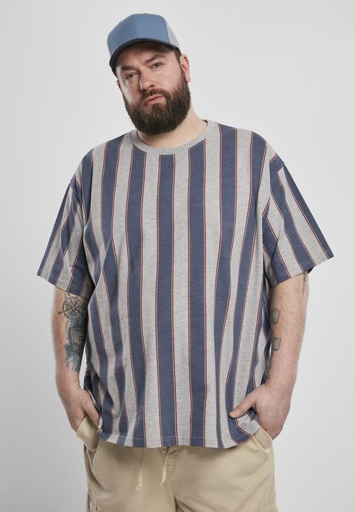 Produktbild Urban Classics Printed Oversized Bold Stripe Tee (S)