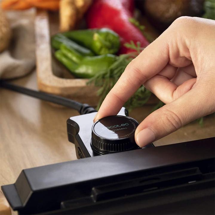 Actual product image Cecotec Plancha électrique compatible Tasty&Grill 2000 Bamboo