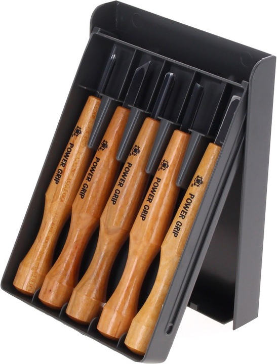 Produktbild Shogun Mikisyo Power Grip Holz Schnitzmesser 5er Set (Cutter)