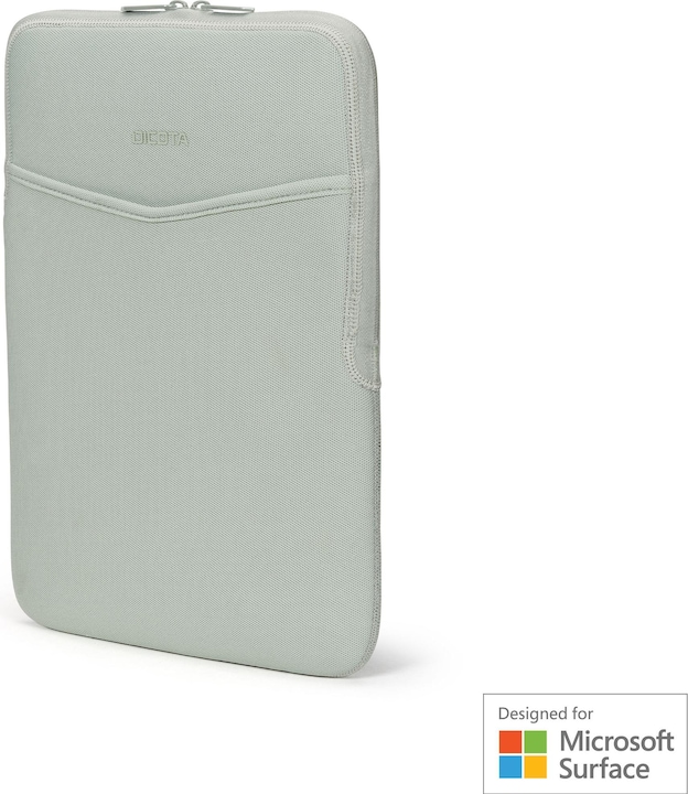 Image du produit Dicota Sleeve Eco SLIM S, silver sage (13", Microsoft) (13", Microsoft)
