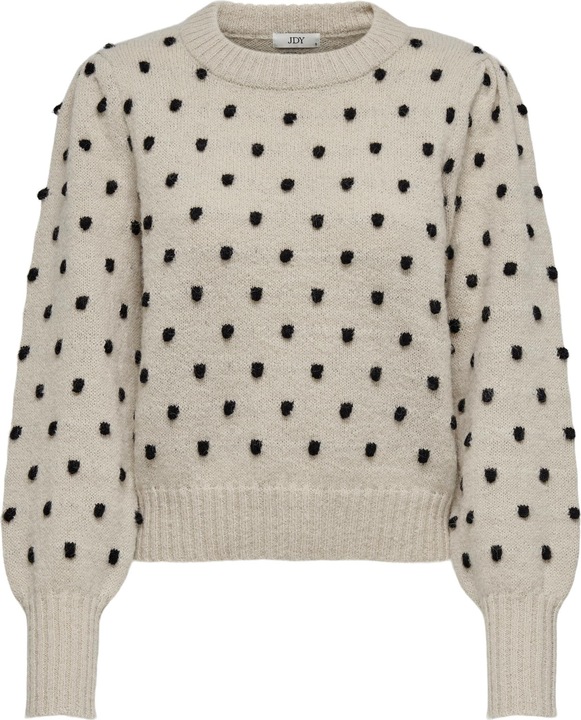 Actual product image JdY JDYSIGRID LIFE L/S ONECK PUFFDOT PUL KNT Knitted jumper (XL)