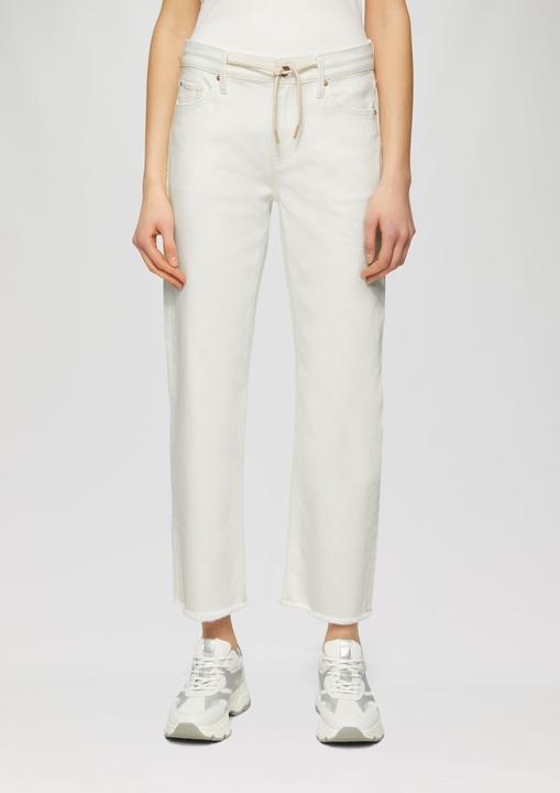Produktbild S.Oliver Jeans-Hose Cropped-Jeans Karolin / Regular Fit / Mid Rise / Straight Leg / offener Saum (44)