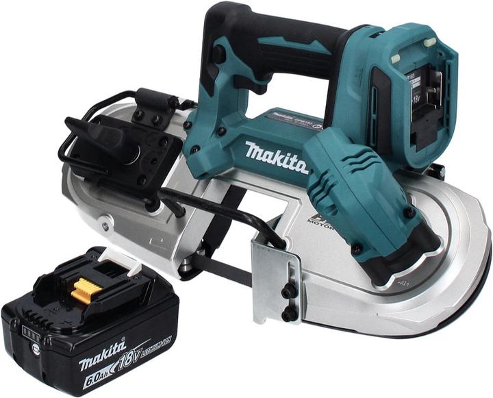 Actual product image Makita DPB 183 G1 Battery band saw 18 V 66 mm Brushless + 1x battery 6.0 Ah - without charger