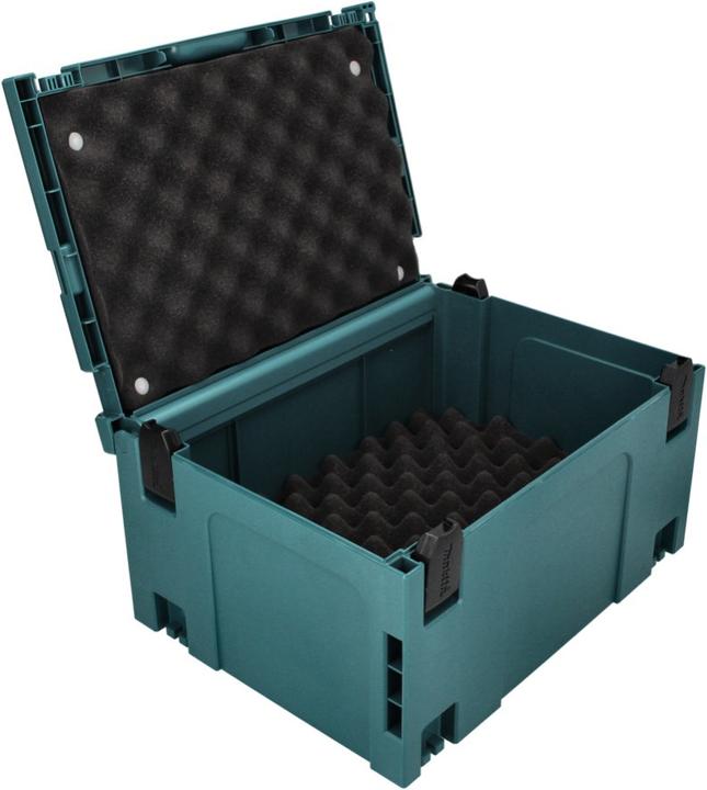 Produktbild Makita MAKPAC 3 Systemkoffer + Deckelpolster + Schaumstoff Universaleinlage