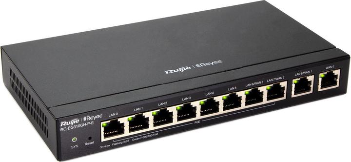 Actual product image Ruijie NET ROUTER 1000M 10PORT 8POE+