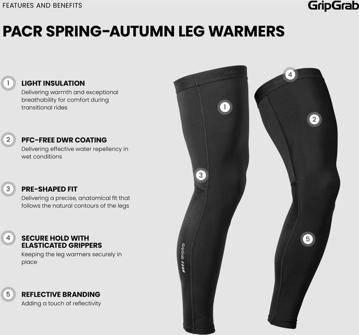 Actual product image GripGrab PACR Spring-Autumn Leg Warmers (M)