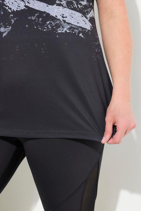Produktbild Ulla Popken Funktionsshirt, Berge, Rundhals, Halbarm, recycelt (50, 52)