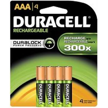 Actual product image Duracell Recharge Ultra (4 pcs., AAA, 900 mAh)