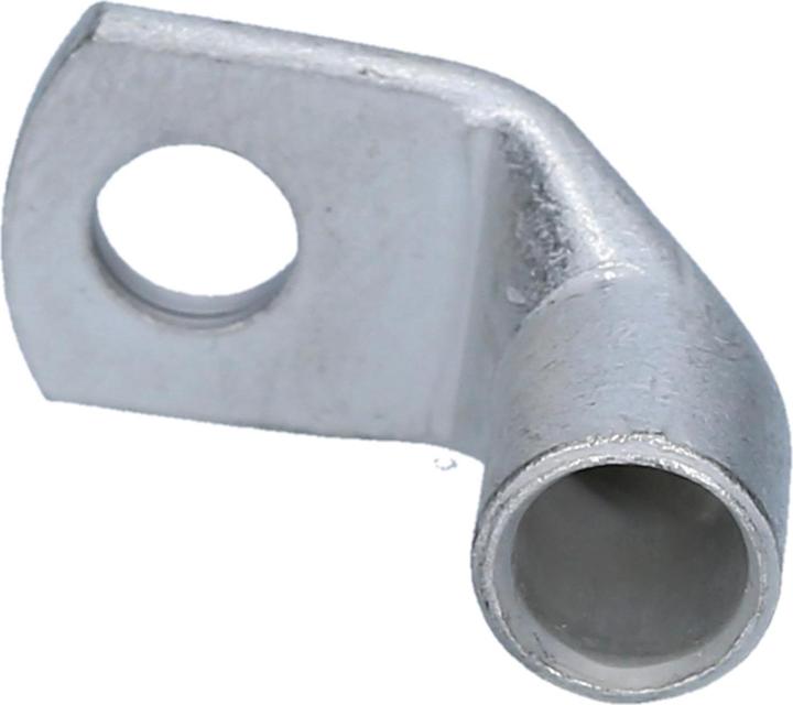 Actual product image Kalitec 10 pieces Cembre A5-L6 tubular cable lug 90° angled 25mm² M6 uninsulated tinned copper