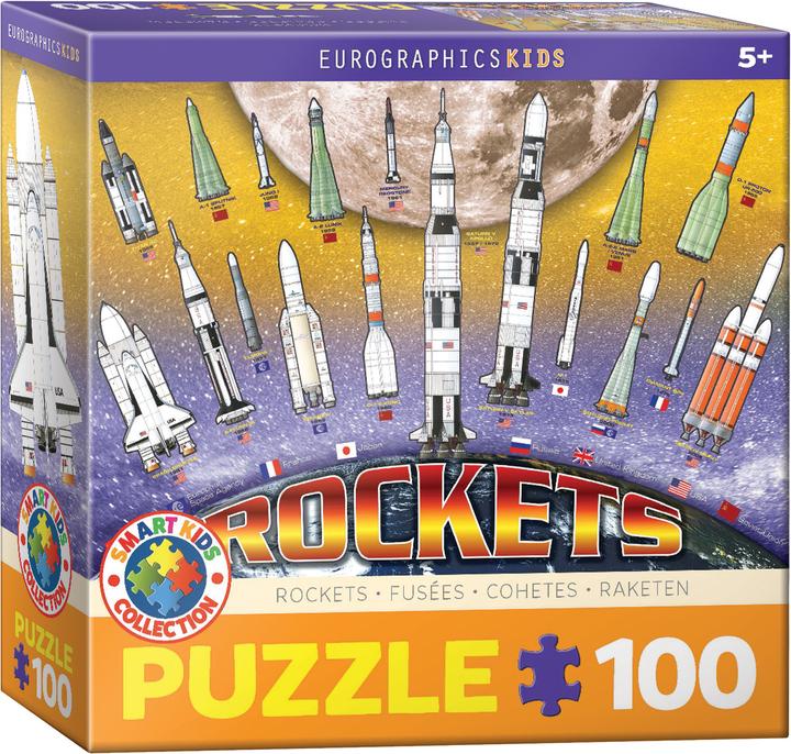 Actual product image Eurographics Rockets 100 parts (100 pieces)