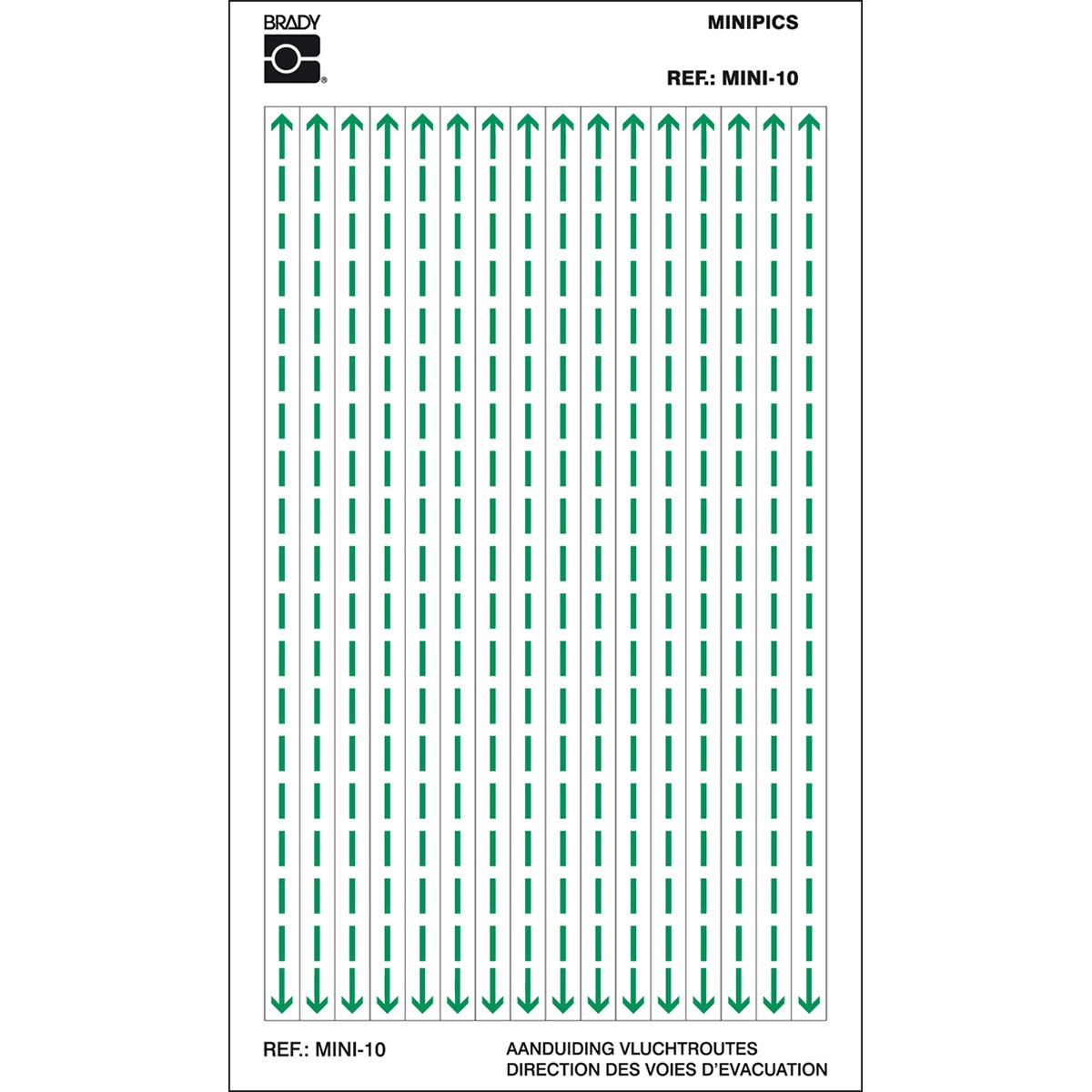 Brady, Etichette, Mini-Pittogrammi - Mini 10: