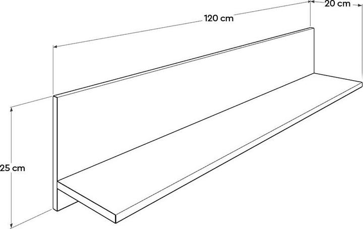 Immagine prodotto Kalune Design Adan (120 x 25 x 20 cm)