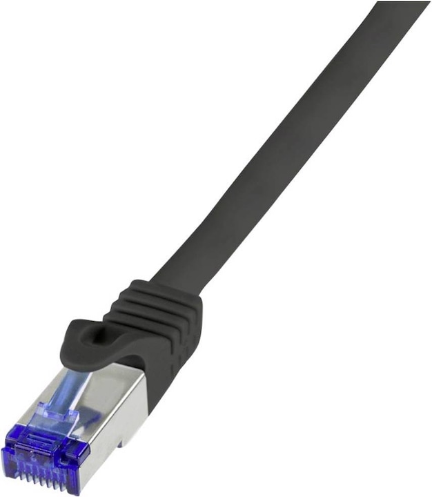 Image du produit LogiLink C6A123S RJ45 CAT 6a S/FTP 30m noir 1p. (S/FTP, CAT6a, 30 m)