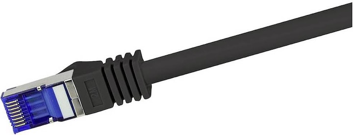 Image du produit LogiLink C6A123S RJ45 CAT 6a S/FTP 30m noir 1p. (S/FTP, CAT6a, 30 m)