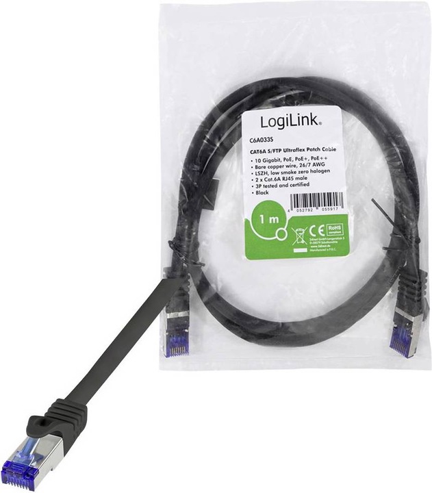 Actual product image LogiLink Netzwerkkabel (S/FTP, CAT6a, 50 m)