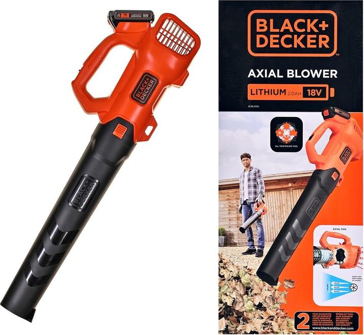 Actual product image Black & Decker BCBL200LQW (Rechargeable battery operated, Leaf vacuums)