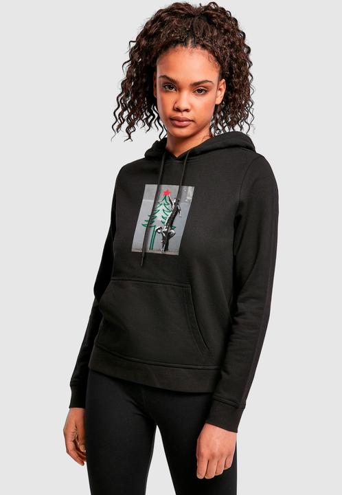 Produktbild Merchcode Ladies Banksy - Christmas Tree Basic Hoody - 183519 (S)
