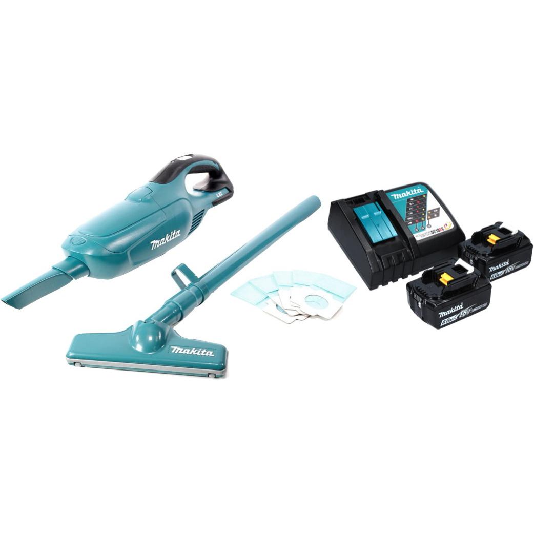 Thumbnail - Makita DCL 182 RG Akku Staubsauger 18 V + 2x Akku 6,0 Ah + Ladegerät, Staubsauger