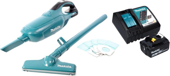 Produktbild Makita DCL 182 RG1 Akku Staubsauger 18 V + 1x Akku 6,0 Ah + Ladegerät
