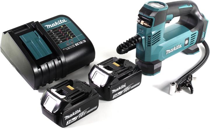 Immagine prodotto Makita DMP 180 SF Compressore a batteria 18 V 8,3 bar + 2x batteria 3,0 Ah + caricatore (8.30 bar, 0 l)