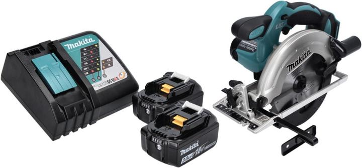 Actual product image Makita DSS 611 RF cordless circular saw 18 V 165 mm + 2x battery 3.0 Ah + charger