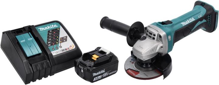 Produktbild Makita DGA 452 RF1 Akku Winkelschleifer 18 V 115 mm + 1x Akku 3,0 Ah + Ladegerät (115 mm)