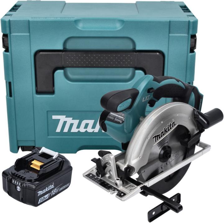 Actual product image Makita DSS 611 F1J cordless circular saw 18 V 165 mm + 1x battery 3.0 Ah + Makpac - without charger