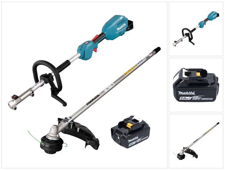 Actual product image Makita DUX 18 TX1 Battery Multifunction Drive 18 V Brushless + 1x Battery 5.0 Ah - without charger (Plastic knives)