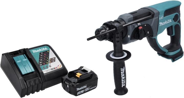 Actual product image Makita DHR 202 RF1 Battery combi hammer 18 V 2.0 J SDS Plus + 1x battery 3.0 Ah + charger (Rechargeable battery operated)