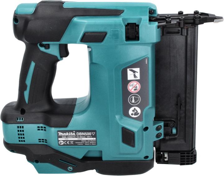 Produktbild Makita DBN 500 RF Akku Stauchkopfnagler 18 V 15-50 mm + 2x Akku 3,0 Ah + Ladegerät
