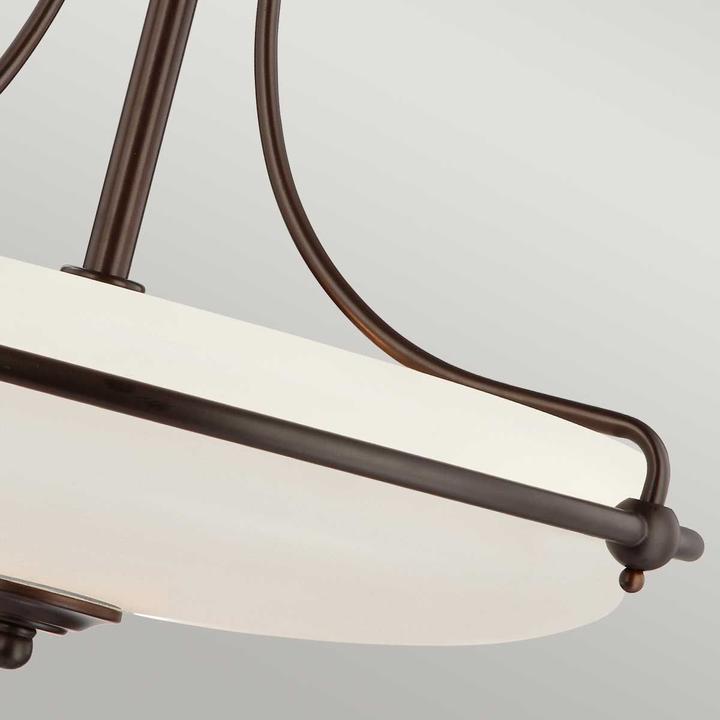 Productafbeelding Elstead Lighting Griffioen plafondlamp E27 4-voudig Palladiaans brons (E27)