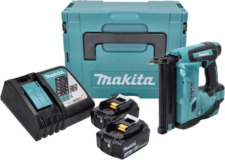 Produktbild Makita DBN 500 RFJ Akku Stauchkopfnagler 18 V 15-50 mm + 2x Akku 3,0 Ah + Ladegerät + Makpac