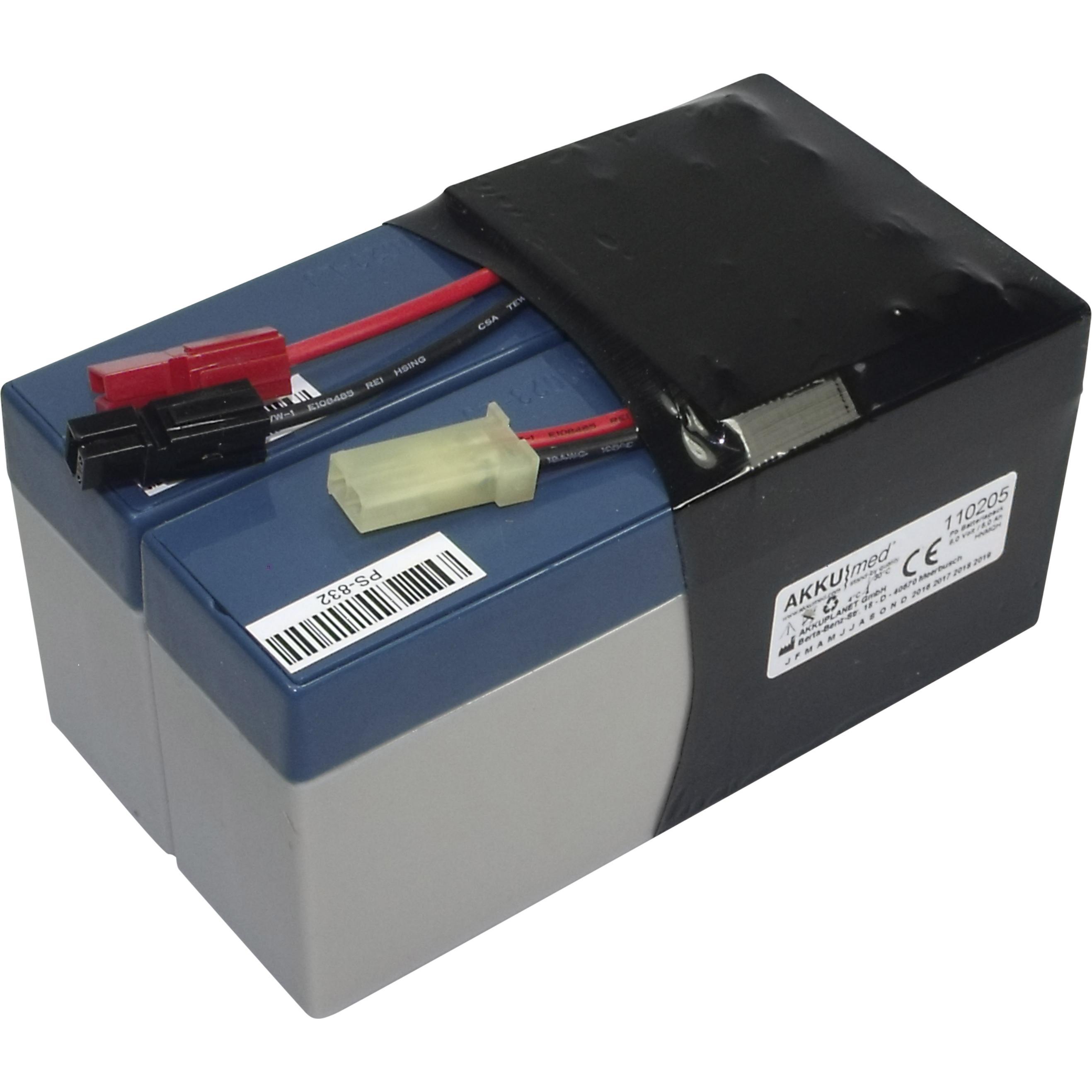 Thumbnail - XCell Blei Gel Akku passend für Siemens Monitor Sirecust 620, 630 - 2870728 EH51U (5000 mAh), Batterien + Akkus