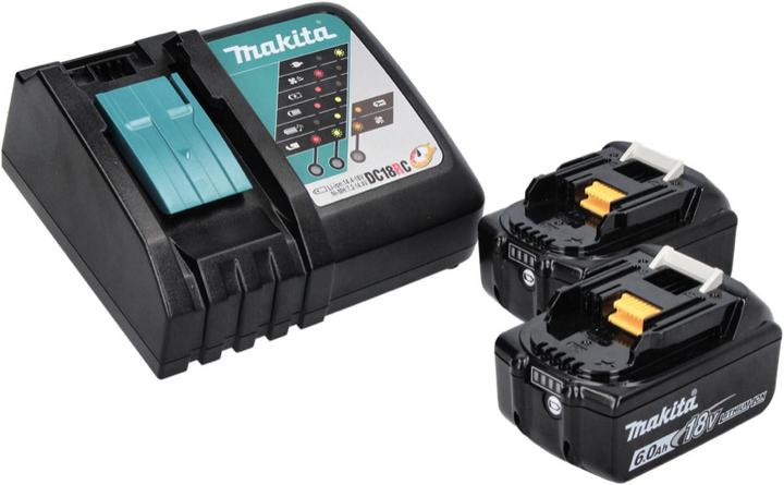 Produktbild Makita DCL 182 RG B Akku Staubsauger 18 V Schwarz + 2x Akku 6,0 Ah + Ladegerät