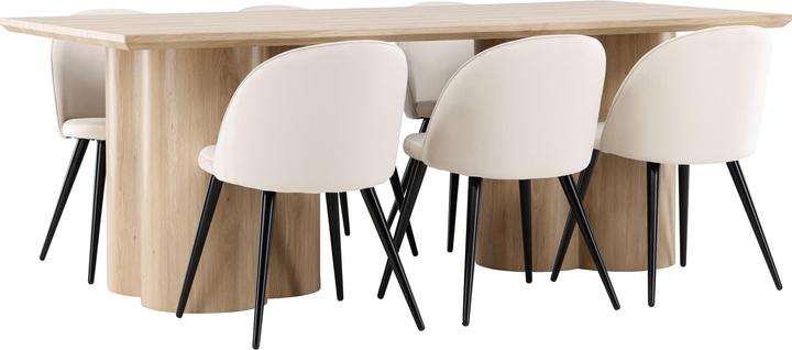 Produktbild Venture Home Olivia, Velvet (210 x 100 x 76.5 cm)