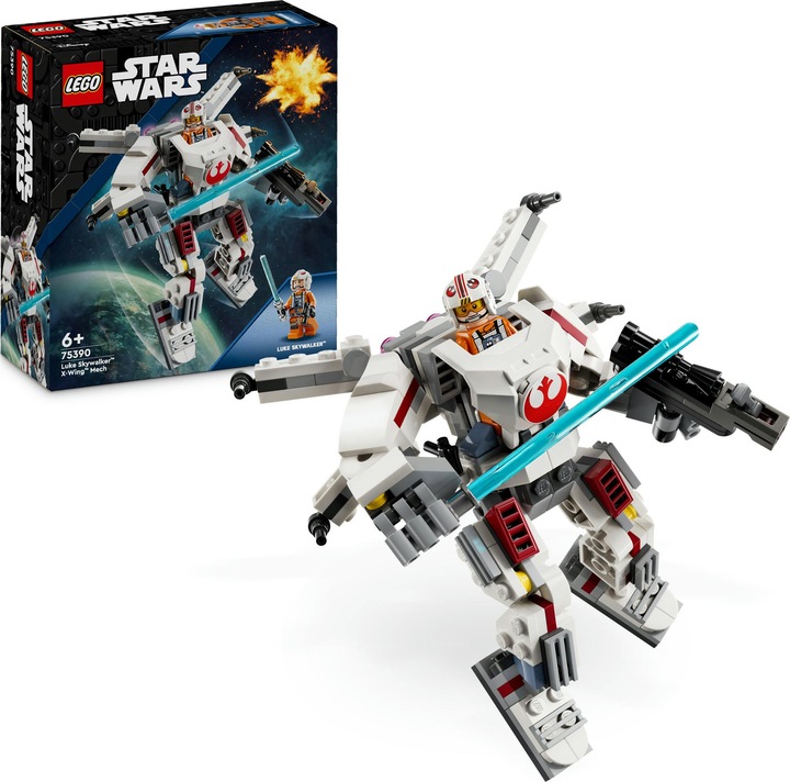 Actual product image LEGO Luke Skywalker's X-Wing Mech (75390, LEGO Star Wars)