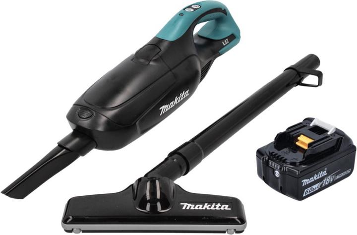 Produktbild Makita DCL 182 G1 B Akku Staubsauger 18 V Schwarz + 1x Akku 6,0 Ah - ohne Ladegerät (Trockensauger)