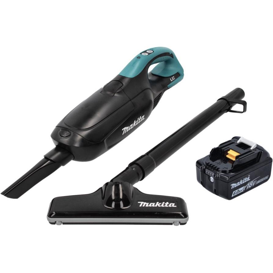 Thumbnail - Makita, Industriestaubsauger, DCL 182 G1 B Akku Staubsauger 18 V Schwarz + 1x Akku 6,0 Ah - ohne Ladegerät (Trockensauge...