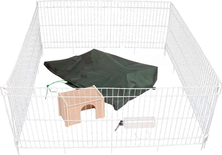 Image du produit Dobar Enclos carré avec filet 119,5x119,5x52 cm