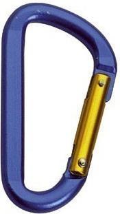 Image du produit Osculati Mousqueton Plat 6mm aluminium bleu foncé