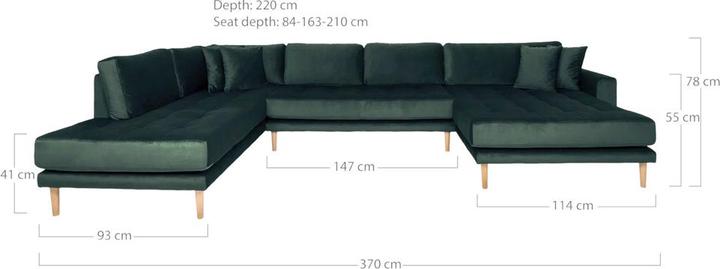 Produktbild House Nordic Lido (Ecksofa)