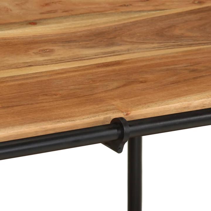 Immagine prodotto vidaXL Mobile TV Mobile TV basso Tavolo TV in legno massiccio di acacia (100 x 42 x 40 cm)