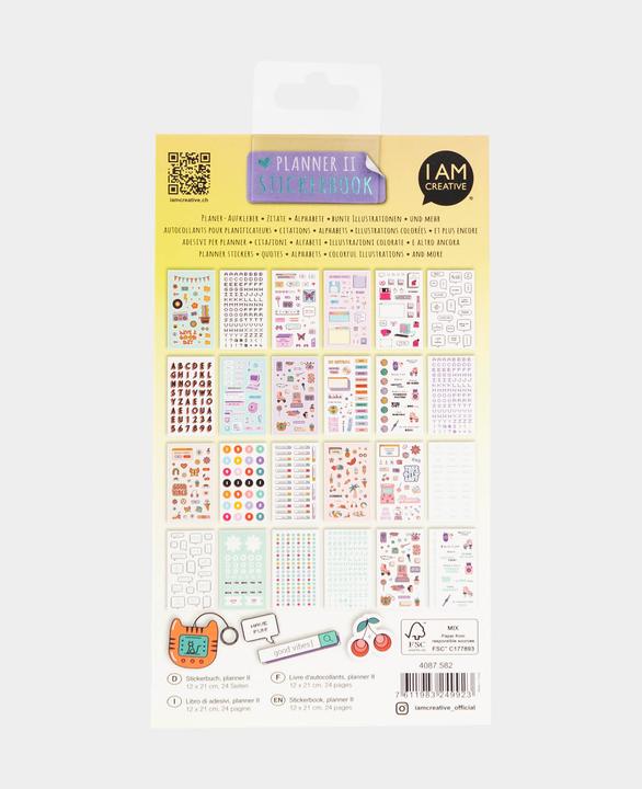 Produktbild I Am Creative Planner Stickerbook II (24 Sticker)